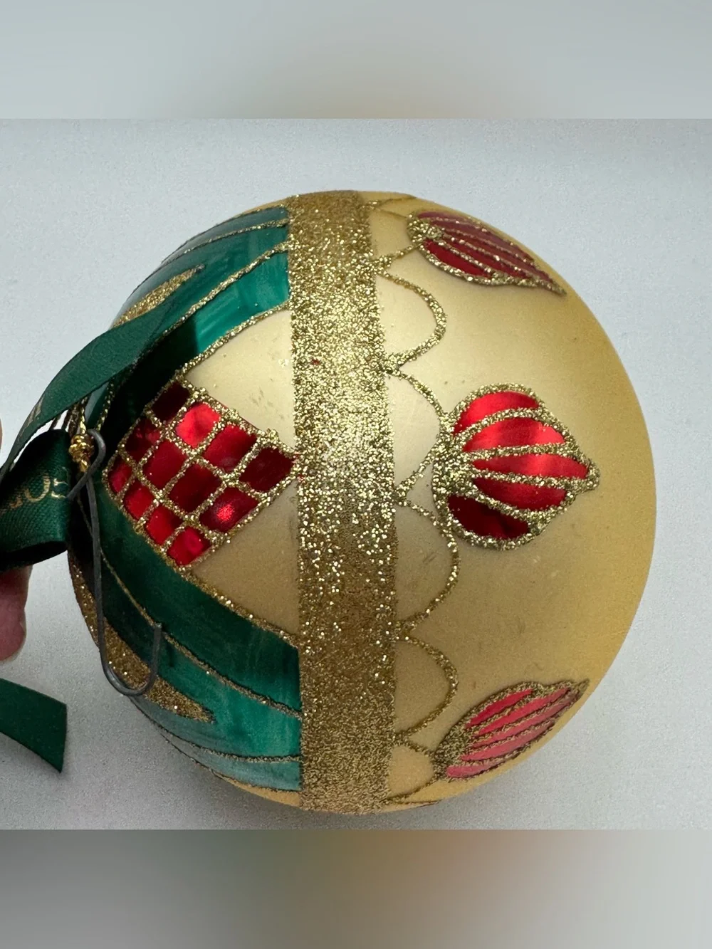 Waterford Holiday Heirlooms Handcrafted Glass Ornament Vintage